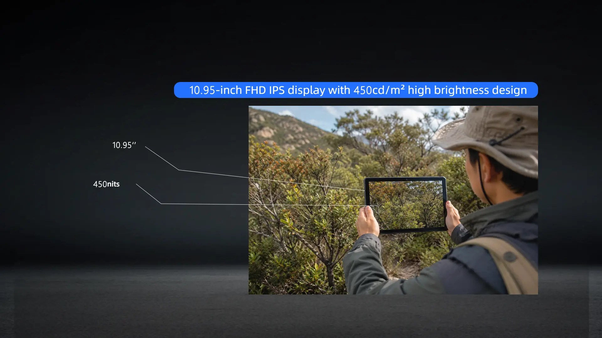 ATX11AT Rugged Tablet display