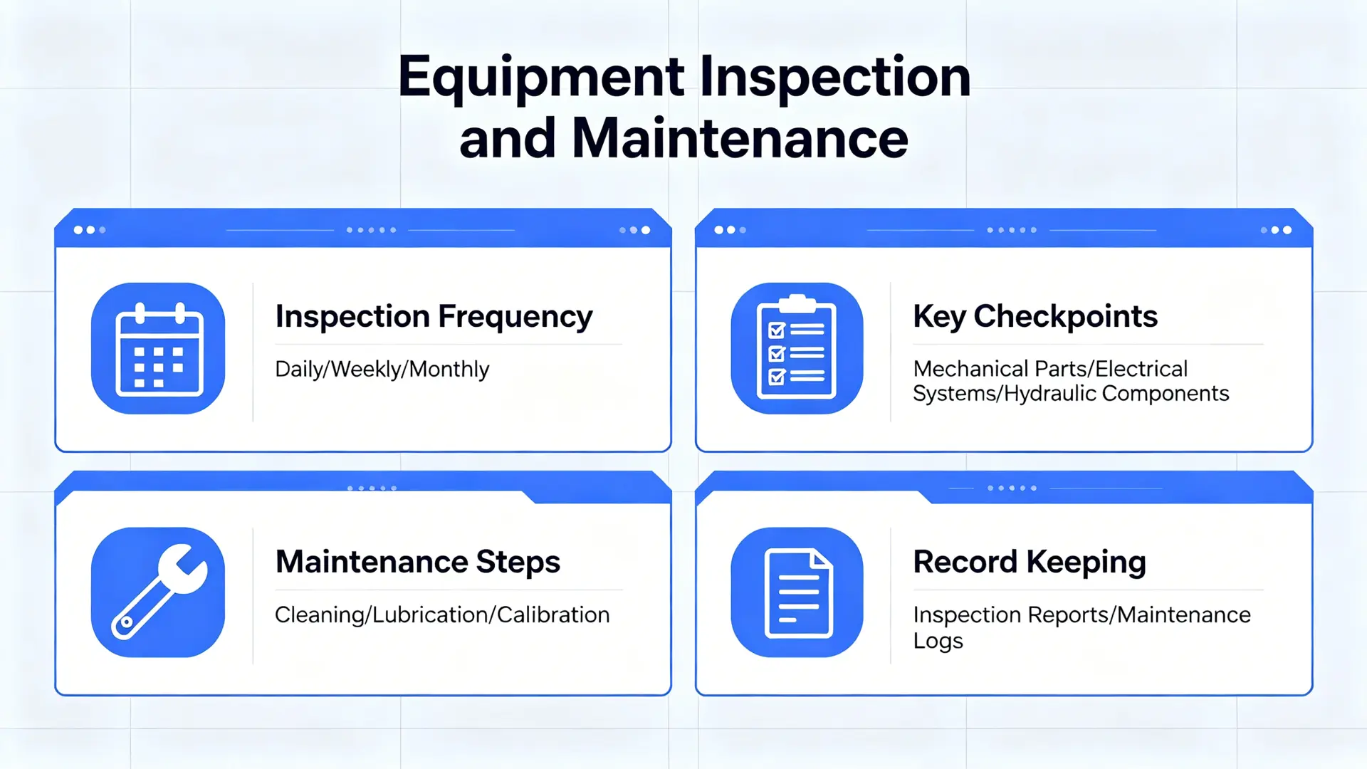 Equipment inspection and maintenance. Helping engineers efficiently complete equipment inspection, fault diagnosis, and maintenance management.
